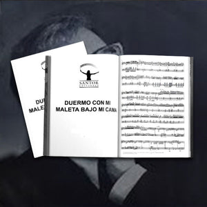 "Duermo con mi Maleta bajo mi Cama" for cello and B flat clarinet. Georgina Sánchez Torres - Santor Ediciones