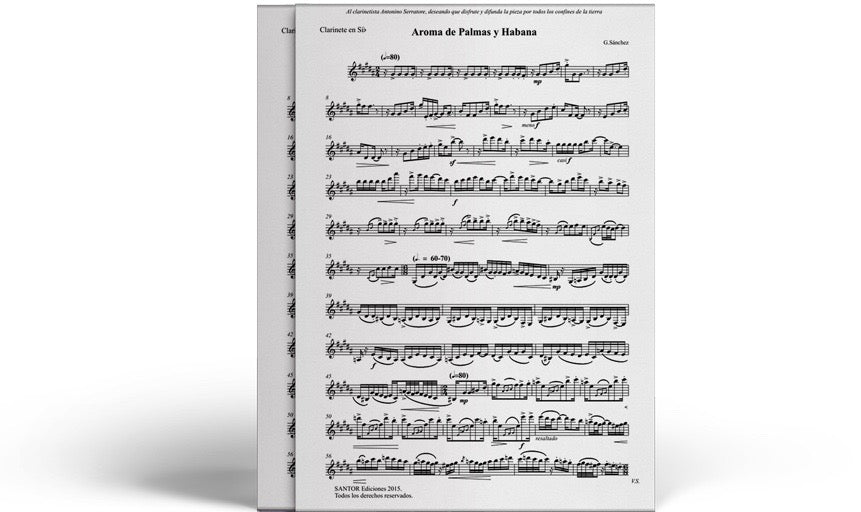 Sheet Music for Clarinet & Cello