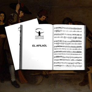 "El Afilaol" for solo E flat clarinet. Georgina Sánchez Torres - Santor Ediciones