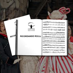 "Ricordando Rossini" for solo E flat clarinet. Georgina Sánchez Torres - Santor Ediciones