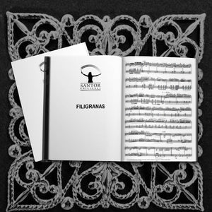 Filigranas for solo E-Flat Clarinet and Clarinet Ensemble - Santor Ediciones
